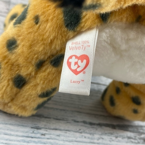 RARE Ty‎ Classic 10" Lynx "Larry" Plush Beanie Boos - Picture 11 of 13